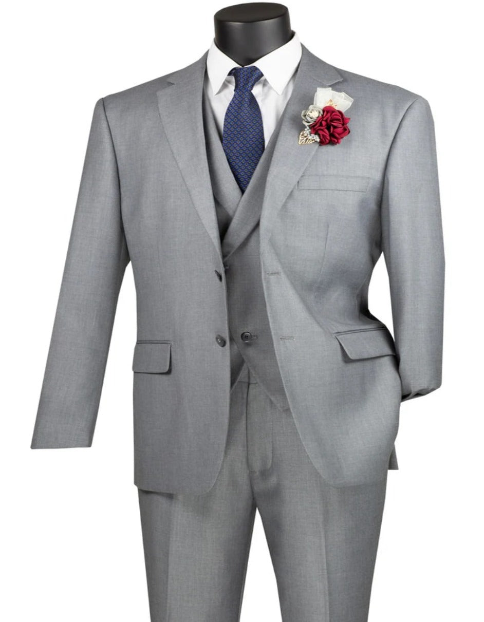 38 Light Grey Suit Silver Gray Suit For Wedding Mens Two