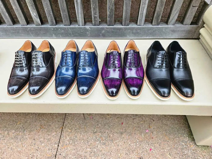 Carrucci Cap Toe Oxford in Lightweight Sole