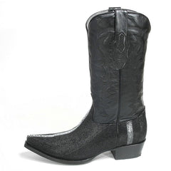 los-altos-mens-black-stingray-with-full-rowstone-finish-snip-toe-boots