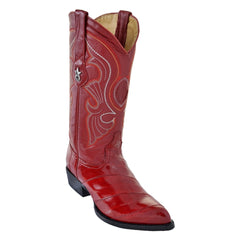 los-altos-mens-red-eel-skin-j-toe-boots