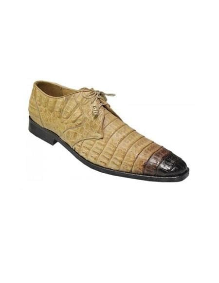 Los Altos Oryx and Black Shaded All Over Genuine Hornback Crocodile ~ World Best Alligator ~ Gator Skin