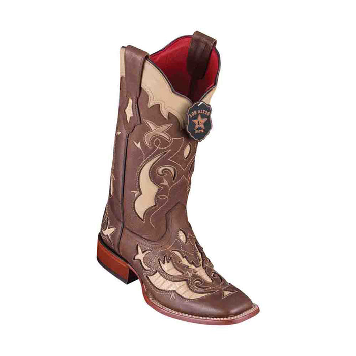 Los Altos Teju Lizard Oryx Square Toe Womenƒ??s Boot