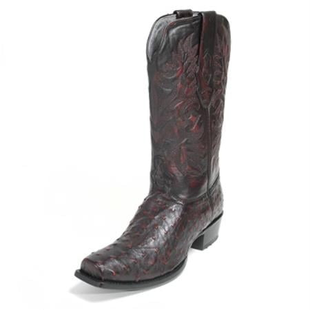 Los Altos Black Stingray mantarraya skin Botas de mantarraya - Mantarraya boot