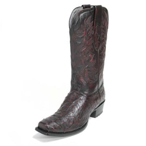 Los Altos Black Stingray mantarraya skin Botas de mantarraya - Mantarraya boots