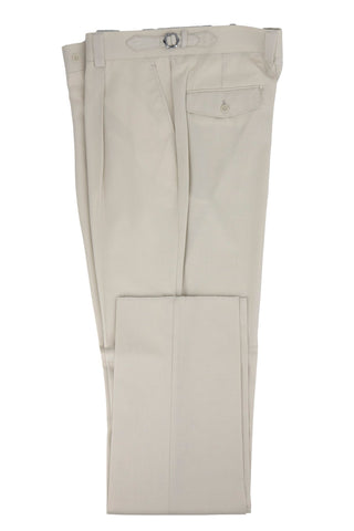 Tiglio Luxe Bone Semi-Wide Leg Wool Marbella Dress Pants TL2648