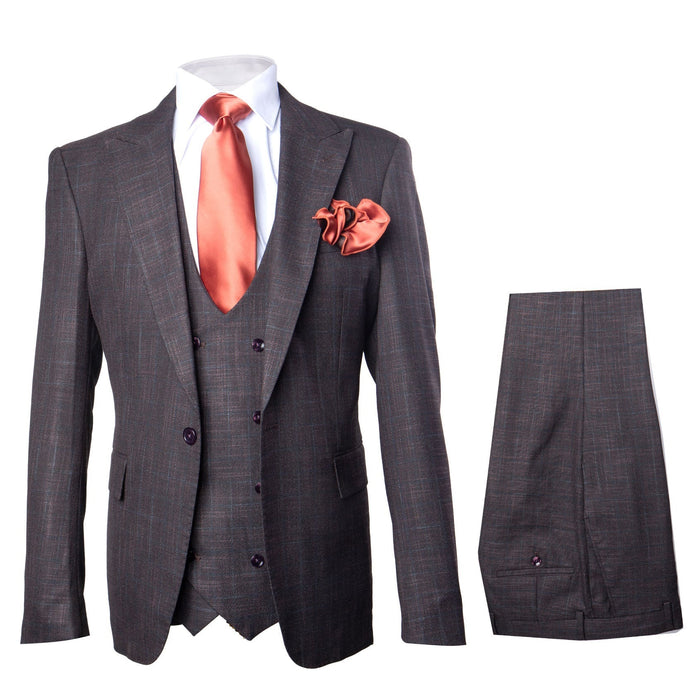 Rossi Man MAX RM1787 Slim Fit 3-Piece Suit ?? Stylish and Elegant Men??s Formalwear