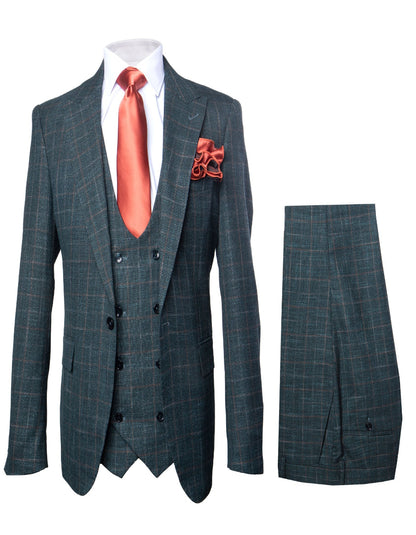 Rossi Man MAX RM1788 Slim Fit 3-Piece Suit ?? Stylish Formalwear for Men