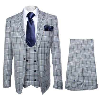 Rossi Man MAX RM1820 Slim Fit 3-Piece Suit ?? Modern Formal Suit for Men