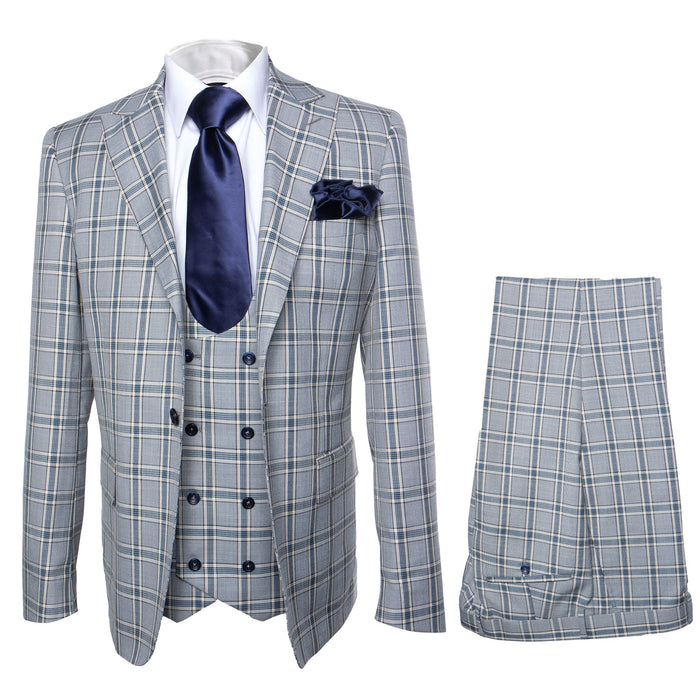Rossi Man MAX RM1820 Slim Fit 3-Piece Suit ?? Modern Formal Suit for Men