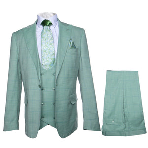 Rossi Man MAX RM1821 Slim Fit 3-Piece Suit ?? Contemporary Men??s Formalwear