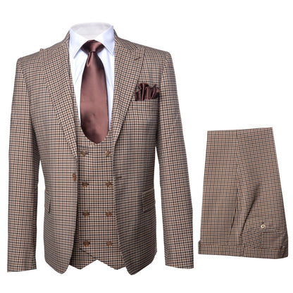Rossi Man MAX RM1839 Slim Fit 3-Piece Suit ?? Stylish Formalwear for Men