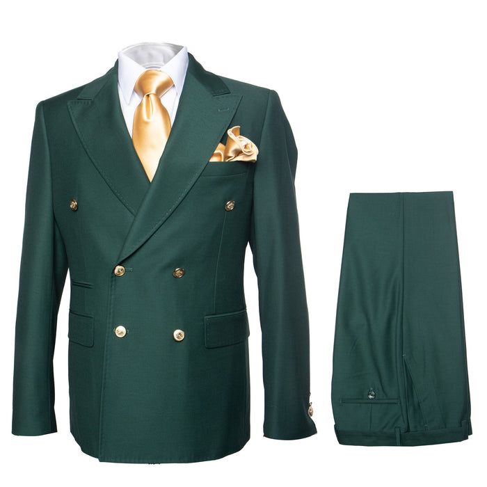 Rossi Man RM1190 Milano Collection Slim Fit Mens Suit in Bold Green