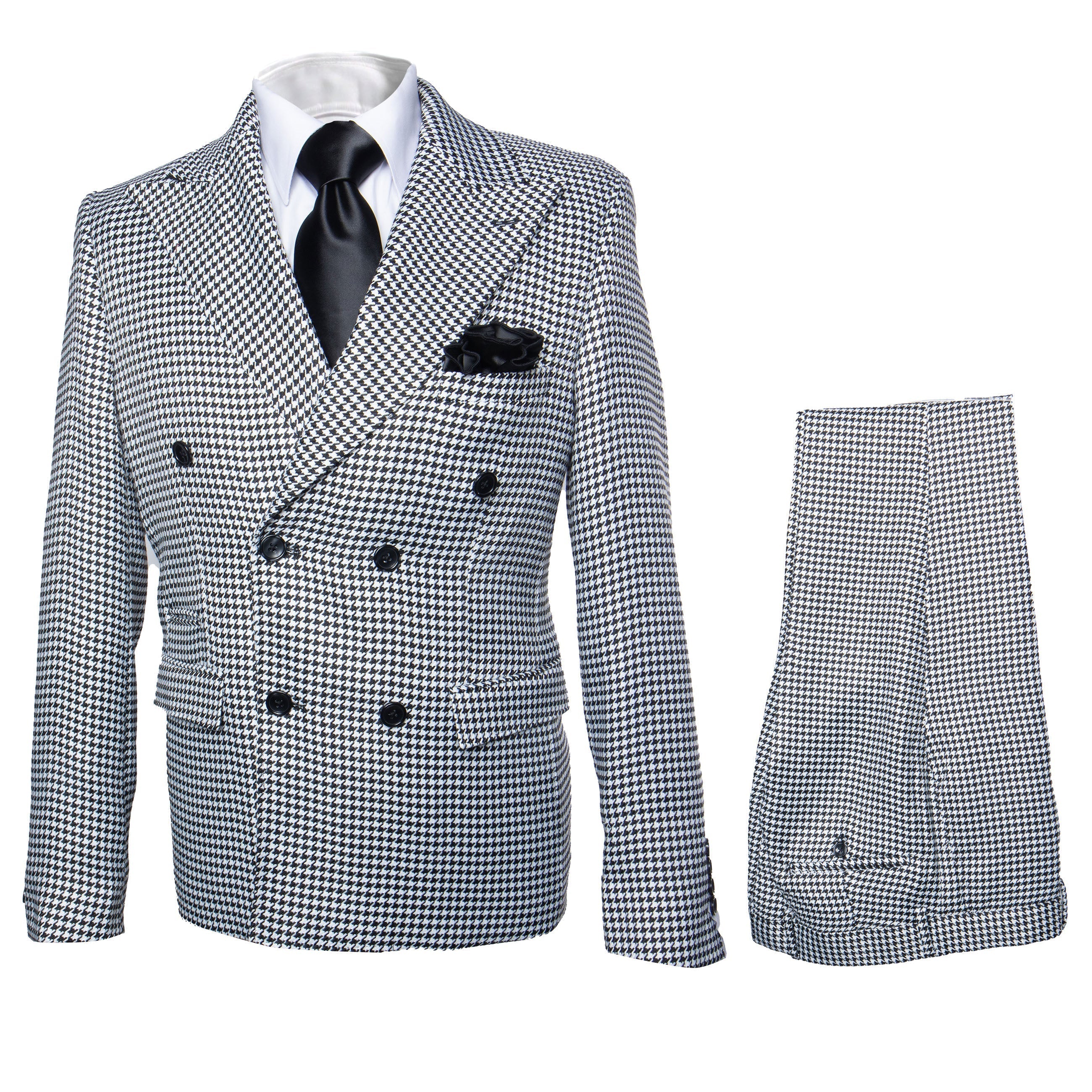 Rossi Man Milano RM1588 ƒ?? Men's Modern 3-Piece Slim Fit Suit | Stylish Formal Outfit