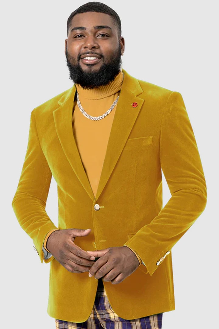 Mens mustard coat online