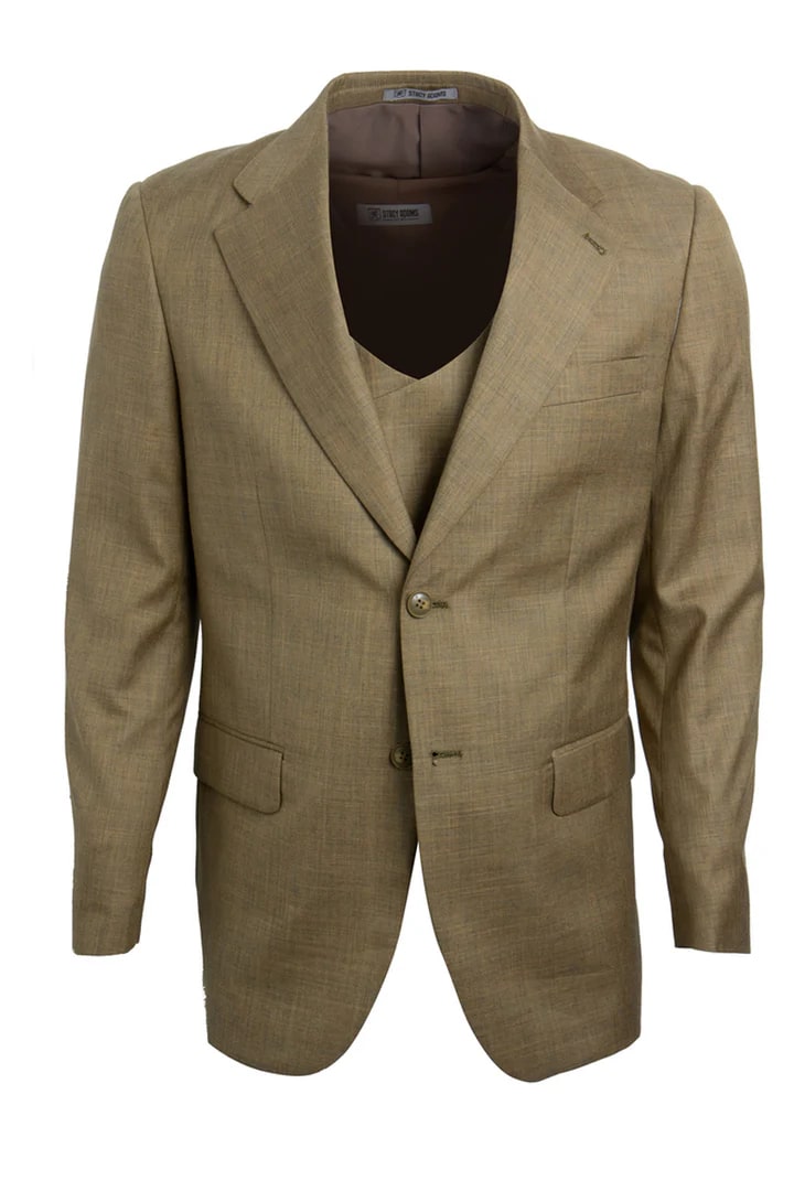 Tan Suits For Wedding - Tan Groomsmen Suits - Tan  2 button  Tuxedo - Men's Tuxedo USA