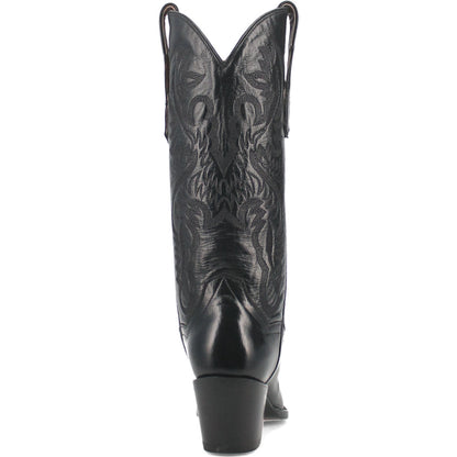 Dan Post Womens Maria 13 Snip Toe Black Napalino Leather Fashion Boot