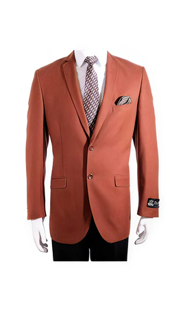 Men'S 2 Button Slim Fit Rust Cheap Priced Designer Fashion Dress Casual Blazer For Men On Sale Notch Collar Sport Coat Blazer