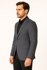mens-charcoal-grey-checkered-sport-coat-classic-plaid-windowpane-pattern-blazer