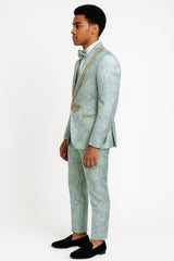 mens-mint-green-sage-and-gold-trim-collar-floral-brocade-blazer-with-gold-embellishments-prom-suit