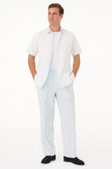 men-s-sky-blue-two-piece-short-sleeve-shirt-and-pants-set-casual-summer-outfit