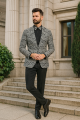 men-s-black-and-silver-paisley-tuxedo-jacket-slim-fit-dinner-blazer-with-matching-bow-tie-with-black-pants