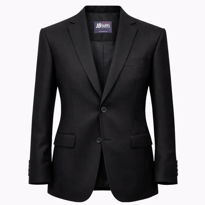 Men’s Black Formal Blazer – Premium Custom and Standard Fit Suit Jacket
