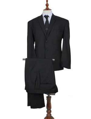 Men’s QoS Charcoal Gray Suit – Modern Fit Classic Formal Suit