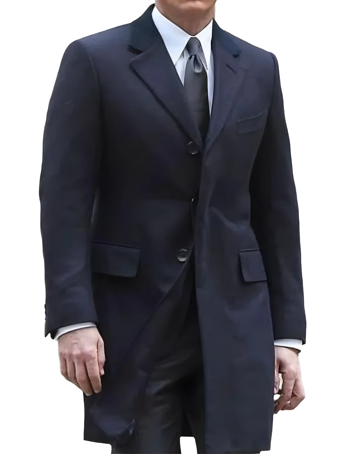 Buy Navy Blue Coat for men's online available in custom-fit.