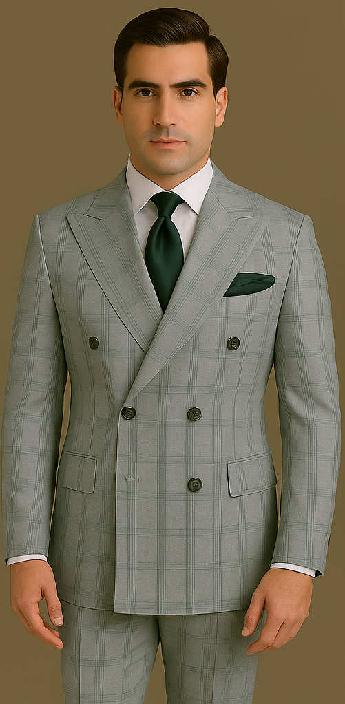 Menƒ??s Rossi Man Milano RM1828 ƒ?? Slim Fit Modern Suit | Stylish Formal Wear