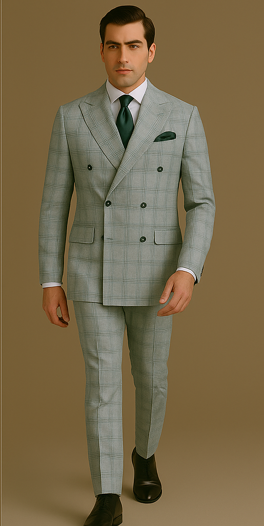 Menƒ??s Rossi Man Milano RM1828 ƒ?? Slim Fit Modern Suit | Stylish Formal Wear