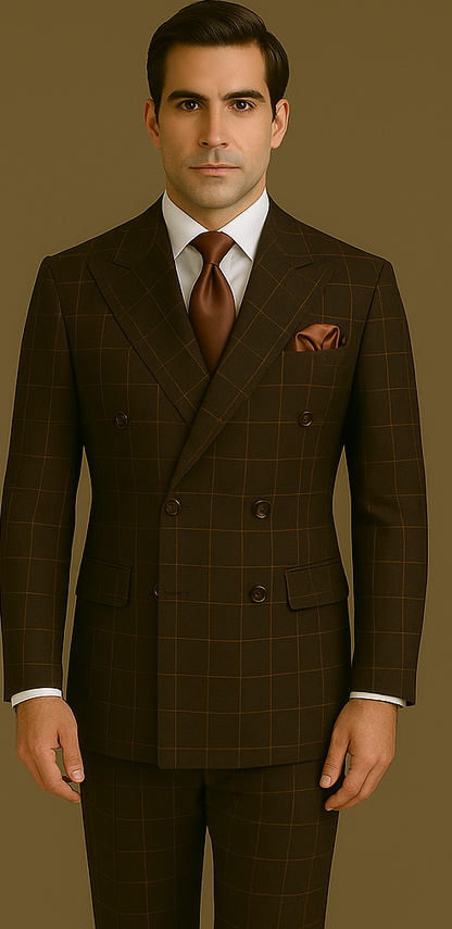 Mens Rossi Man Milano RM1848 Slim Fit Stylish Suit | Modern Formalwear for Men
