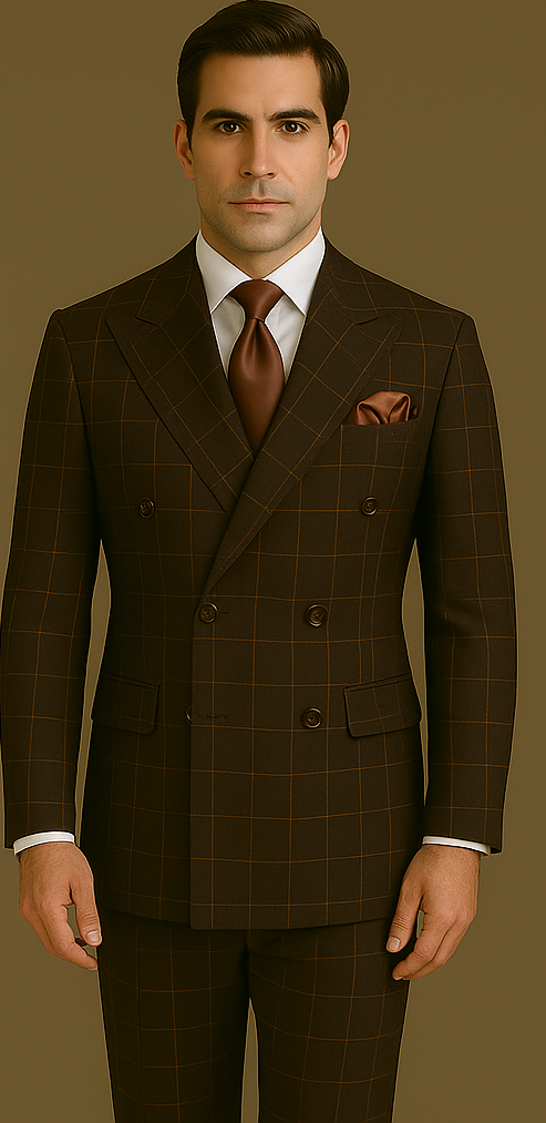 Mens Rossi Man Milano RM1848 Slim Fit Stylish Suit | Modern Formalwear for Men