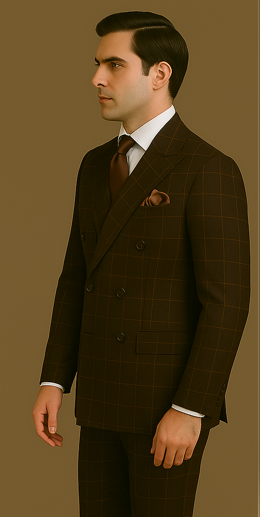 Mens Rossi Man Milano RM1848 Slim Fit Stylish Suit | Modern Formalwear for Men