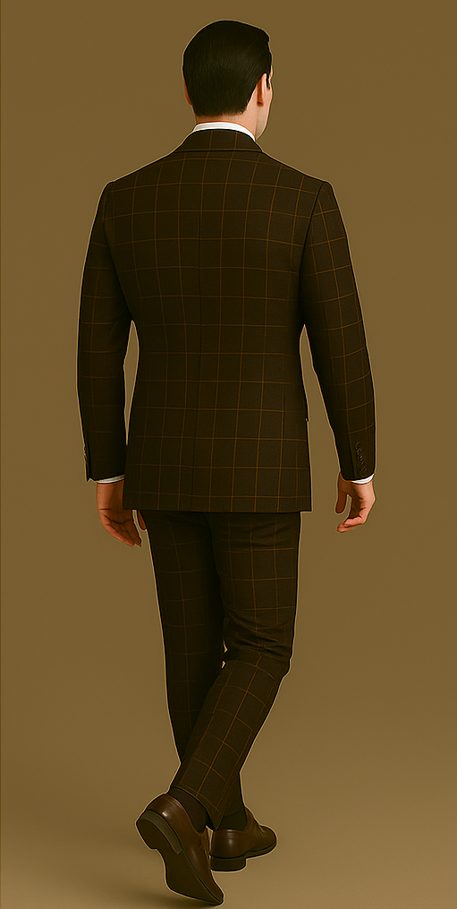 Mens Rossi Man Milano RM1848 Slim Fit Stylish Suit | Modern Formalwear for Men