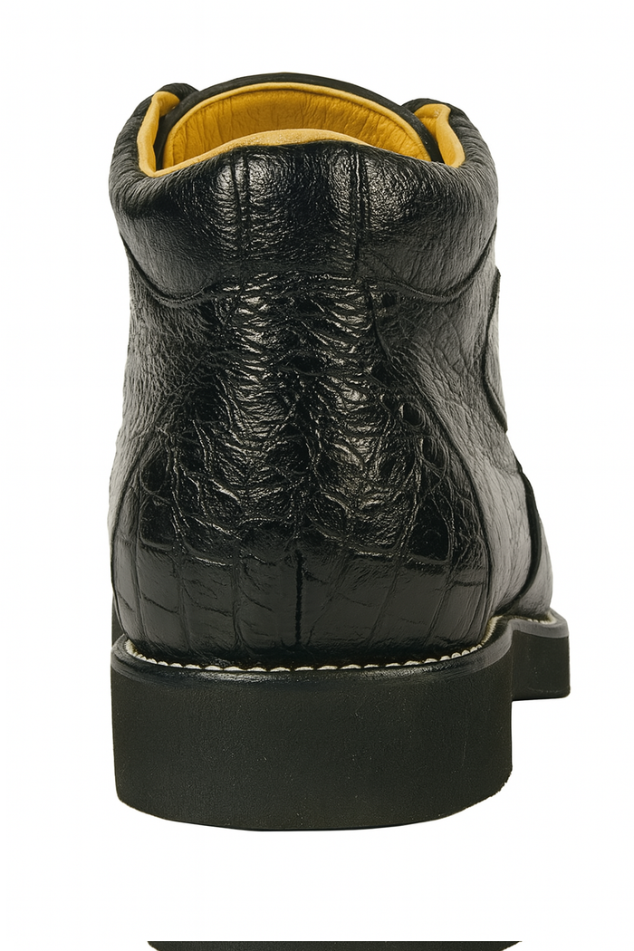 Men's Wild West Boots Caiman and Ostrich Skin Shoe 2ZA050205