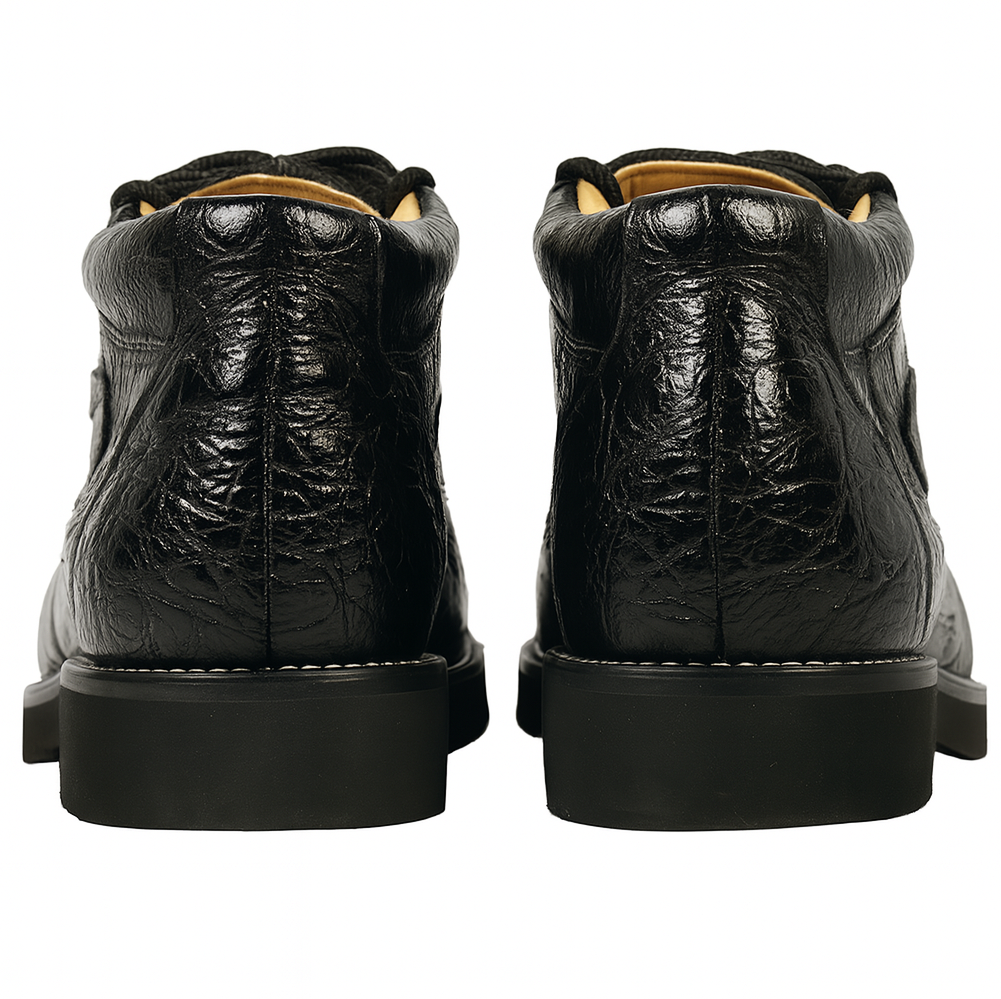 Men's Wild West Boots Caiman and Ostrich Skin Shoe 2ZA050205