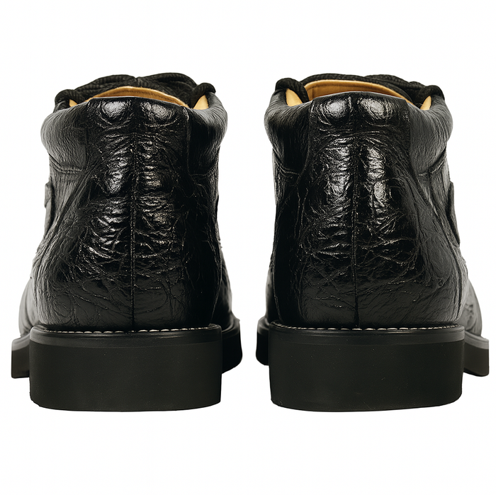 Men's Wild West Boots Caiman and Ostrich Skin Shoe 2ZA050205