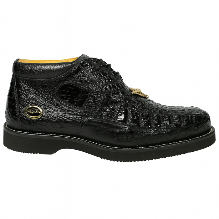 Men's Wild West Boots Caiman and Ostrich Skin Shoe 2ZA050205