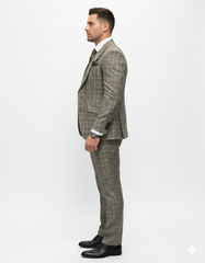 statement-suits-wool-suits-peak-lapel-suits-ticket-pocket-modern-fit-olive-suit