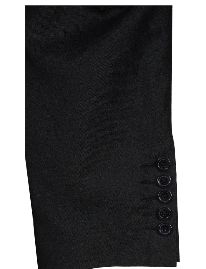 Men’s QoS Charcoal Gray Suit – Modern Fit Classic Formal Suit