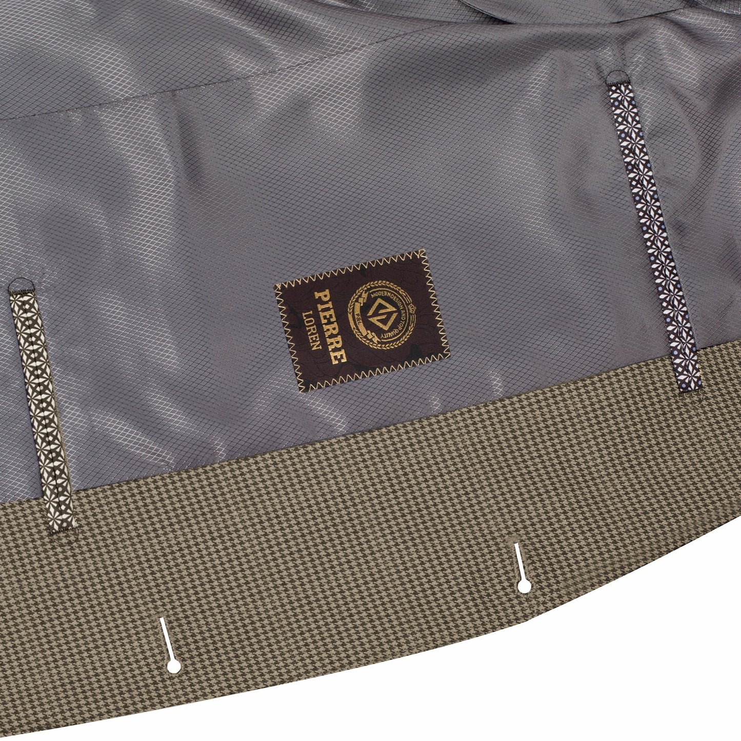 Mens 2 Button Slim Fit Light Brown Blazer