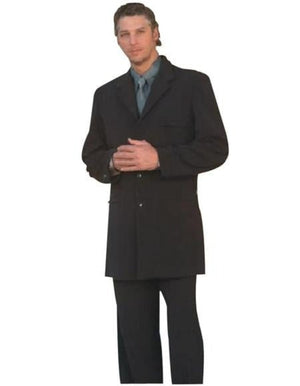 Men's Black Long  Fashion Dress Zoot suit