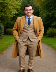 great-gatsby-package-mens-camel-overcoat-with-beige-tweed-3-piece-suit-combo-4-items-formal-winter-outfit