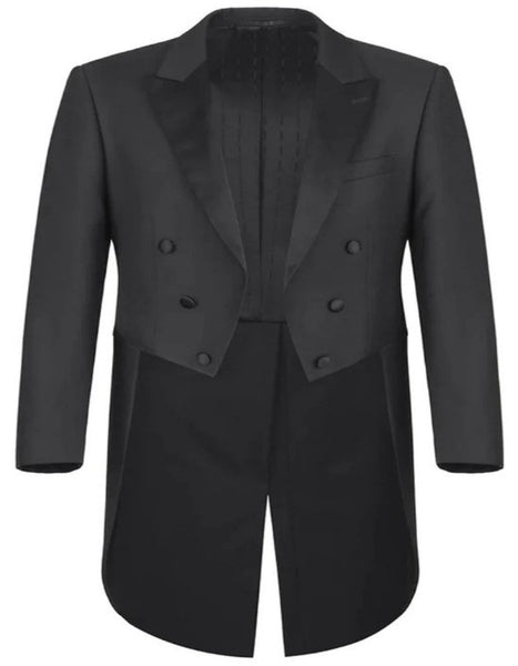 Mens Designer Peak Trim Ashton Tuxedo in Black main image 0