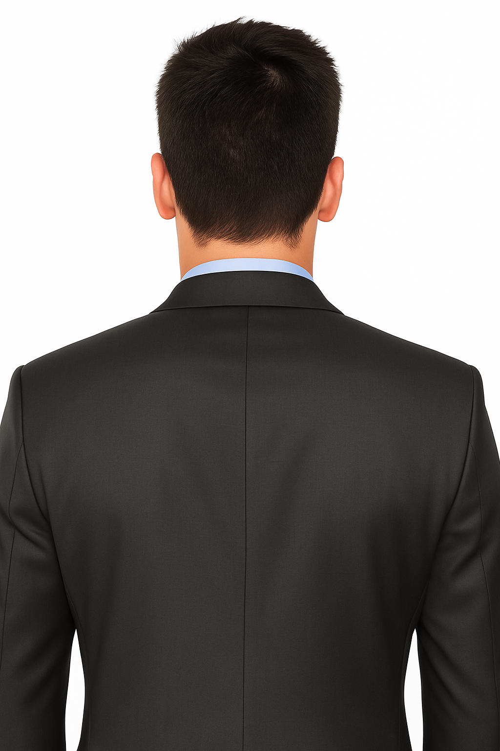 Pleated Suit - Mens Suits With Pleated Pant -  Regular Fit Charcoal Grey Suit