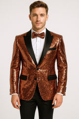 mens-rose-gold-sequin-tuxedo-jacket-with-black-satin-shawl-lapel-and-matching-bow-tie