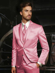 mens-blush-shiny-blazer-rose-gold-sateen-vested-suit-in-pink-color-jacket-pants-vest