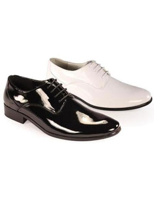 Oxfords Formal Men's Classic shiny flashy Lace Formal Men's Fashion Tuxedo For Men Dress Shoe For Men Perfect for Wedding in Black and White Tuxedo Shoes
