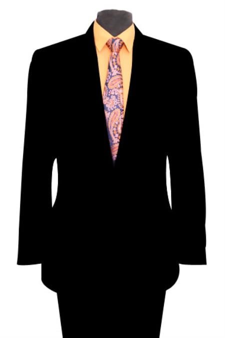 Men's Black Tapered Leg Lower rise Pants  Euro Slim Fit Jacket
