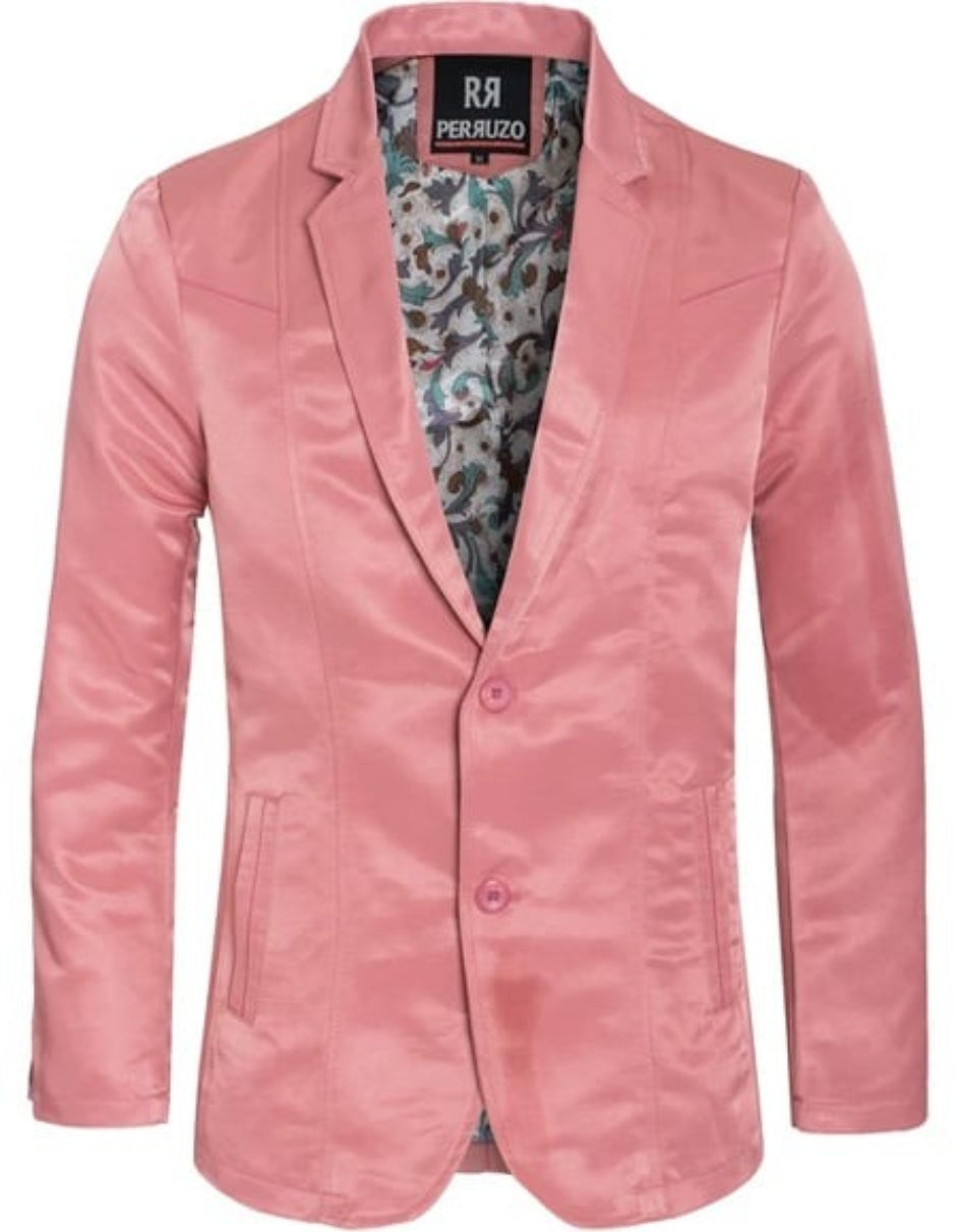 Men's Slim Fit Western Blazer Sportcoat Mauve Sacos Vaqueros Para Hombre